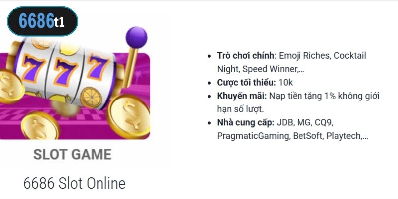 Slot game với 100+ tựa game thú vị